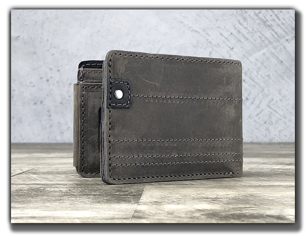 AG Wallets Mens Premium Leather Bifold Wallet With 20 Card 