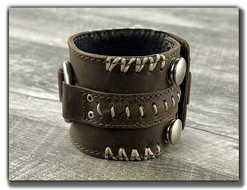 Inspire Leather Snap Bracelet