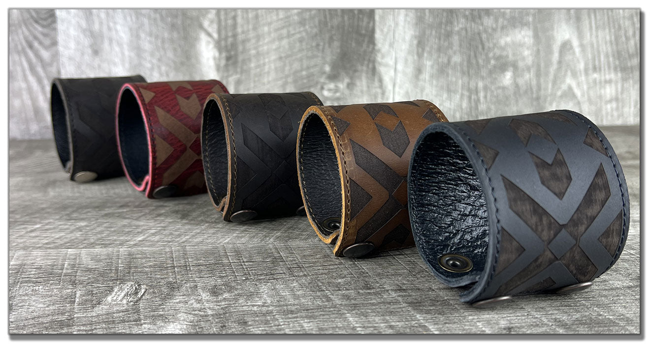 Leather cuff bracelet